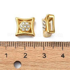 Ionenplattierung (IP) 304 Edelstahl-Schiebe-Charms&nbsp;STAS-C089-06F-G