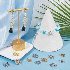 20 Stück 10 Stile 201 Edelstahl-Anschluss-Charms&nbsp;FIND-SC0004-68
