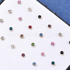 316l chirurgischer Edelstahl Nasenstecker Nasenpiercing Schmuck&nbsp;X1-AJEW-P063-02-2mm
