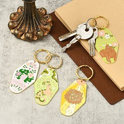 Porte-clés en alliage émaillé&nbsp;KEYC-YW00224-01