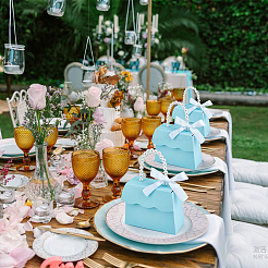 Faltbare Süßigkeiten-Tragetaschen aus Papier für Hochzeiten mit rundem&nbsp;LS-CON-WH0123-16