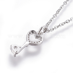 Colliers pendentifs en acier inoxydable 304&nbsp;NJEW-E141-12