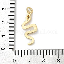 Pendentifs avec zircon cubiques à micro-pavés en laiton&nbsp;KK-H494-01G-02