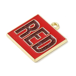 Pendente smaltati in lega&nbsp;LS-ENAM-C022-02D-G