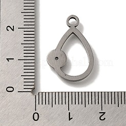 Pendentifs en acier inoxydable 304 sertis de strass&nbsp;STAS-H223-01AS-02