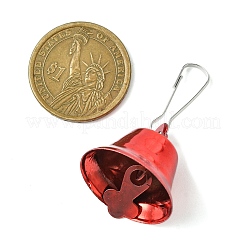 Adornos colgantes de campana de hierro con temática navideña&nbsp;HJEW-JM02196-02