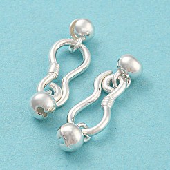 925 Sterling Silber S-Haken Schnallen&nbsp;STER-Q191-07B-S