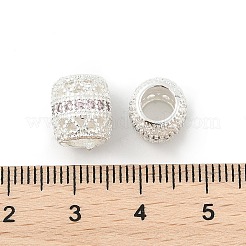 Messing Mikro ebnen Zirkonia European Beads&nbsp;KK-P297-05S