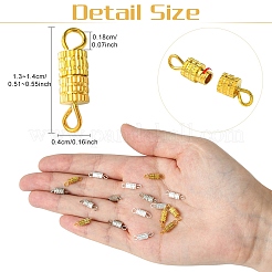 20 Stück Messing-Schraubverschlüsse&nbsp;KK-YW0002-40G