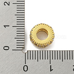 Gestell Messing Zirkonia europäischen Perlen&nbsp;KK-L215-003G
