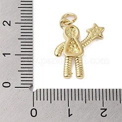 Emaille-Anhänger aus Messing mit Gestellbeschichtung&nbsp;KK-S372-08G