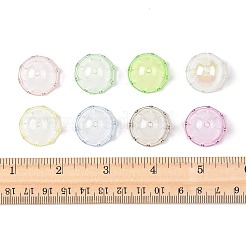 20 Stück UV-beschichtete Acryl-Perlenkappen&nbsp;OACR-FS0002-44