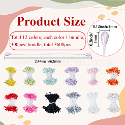 12 sac de gypse à noyau de fleur&nbsp;DIY-GF0014-63