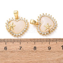 Pendentifs en laiton zircon cubique transparent&nbsp;KK-A304-26G