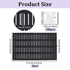 350 pz di schede di avvolgimento del filo in plastica PP&nbsp;DIY-NB0016-08