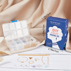 Kit fai da te per realizzare orecchini pendenti con chip&nbsp;DIY-SC0016-49