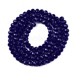 Opake einfarbige Nachahmung Jade Glasperlen Stränge&nbsp;EGLA-A044-P3mm-D07