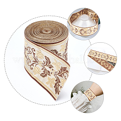 Rubans de polyester à broder&nbsp;OCOR-WH0064-01B