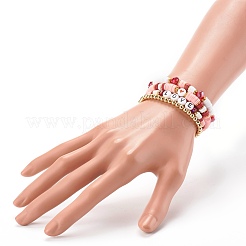 Conjuntos de pulseras con cuentas elásticas&nbsp;BJEW-JB06201
