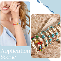 Schmuck-Sets zum Selbermachen mit Ozeanmotiven&nbsp;DIY-SC0030-41