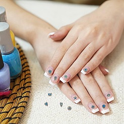 7 pz 7 colori pendenti in ottone con zirconia cubica&nbsp;KK-DR0001-03