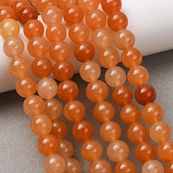 Chapelets de perles en aventurine rouge naturelle&nbsp;GSR023