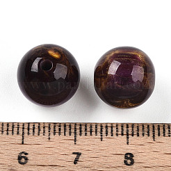 Perles en résine&nbsp;RESI-YW0004-28C-10