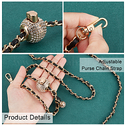 1 sangle de sac réglable en cuir PU&nbsp;FIND-WR0009-67B