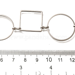 Chaînes à maillons en laiton pour placage en rack&nbsp;CHC-M027-06P