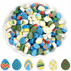 350 Stück handgefertigte Fimo-Perlen&nbsp;CLAY-PA0001-46