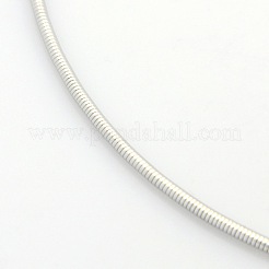 Anlaufgeschützte Chokerhalsketten aus 304 Edelstahl im Casual-Stil mit Schlangenkette&nbsp;X-STAS-O037-05