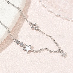 Braccialetti con ciondoli in ottone smaltato bianco&nbsp;KK-CBA6980-29P