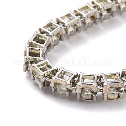 Bracelet tennis homme strass classique&nbsp;BJEW-I297-01P-03