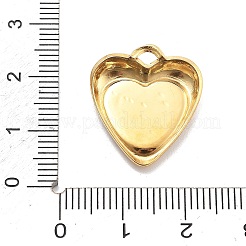 Pendentifs en acier inoxydable 304 avec strass en argile polymère&nbsp;RESI-R155-012G-05