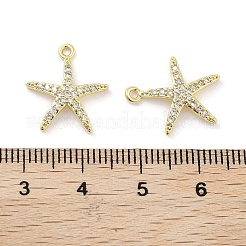 Messing micro pave klare zirkonia anhänger&nbsp;X-ZIRC-P120-05G