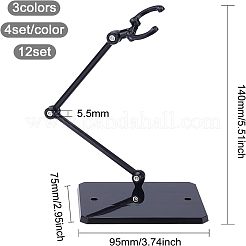12 Satz 3 Farben Kunststoffständer Basis Actionfigur Displayhalter&nbsp;ODIS-FG0001-38