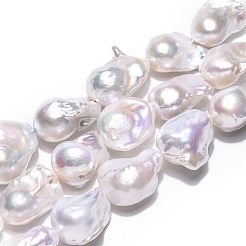 Perle baroque naturelle perles de perles de keshi&nbsp;PEAR-S019-02C-03