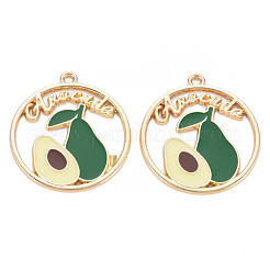Pendentifs d'émail en alliage&nbsp;ENAM-S126-114-NR