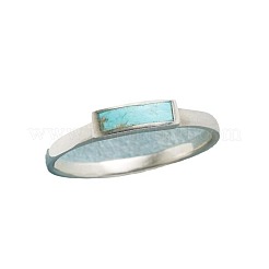 Anillos de dedo de aleación retro y turquesa&nbsp;FS-WG23DA3-03