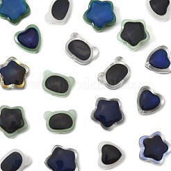 20 Stück 10 Stile zweifarbige Glas-Stimmungsperlen&nbsp;GLAA-FS0002-30