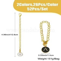 52 pz 52 stili decorazioni pendenti in lega smaltata&nbsp;HJEW-CJ00016