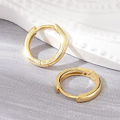 Laiton Huggie boucles d'oreilles&nbsp;EJEW-F245-06G