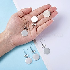 Ganchos para pendientes de acero inoxidable quirúrgico 316&nbsp;STAS-TAC0001-01C