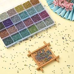 312 g 24 Farbe 12/0 Backfarbe Glas Saatperlen&nbsp;SEED-YW0002-24