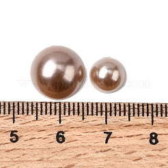 Perlkuppel-Cabochons aus Kunstleder mit 1 Box&nbsp;SACR-X0002-49-B