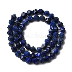 Natürlicher Lapislazuli Perlenstränge&nbsp;G-Z119-A39-01