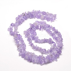 Natürliche Lavendel-Amethyst-Chip-Perlenstränge&nbsp;X-G-M205-35