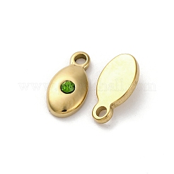 Echte 14 Karat vergoldete Anhänger aus 304er Edelstahl&nbsp;STAS-R005-09G-03