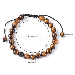 Verstellbare Nylonschnur geflochtenen Perlen Armbänder&nbsp;BJEW-F308-55E