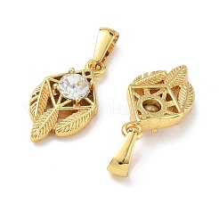 304 Edelstahl Kristall Strass Anhänger&nbsp;STAS-C179-03A-G